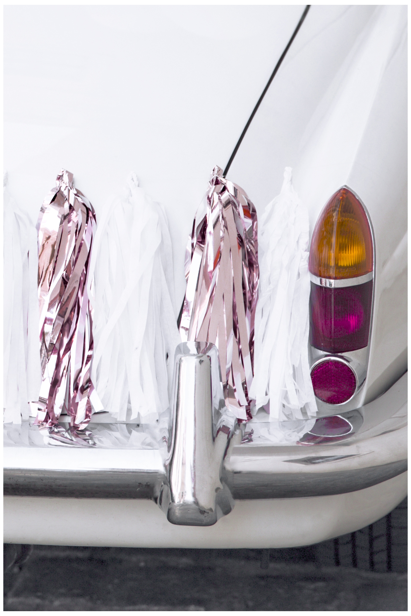 Car decoration kit - Just Married