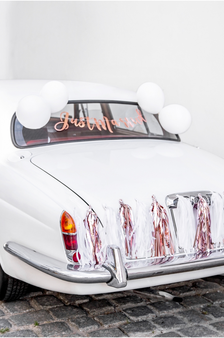 Car decoration kit - Just Married