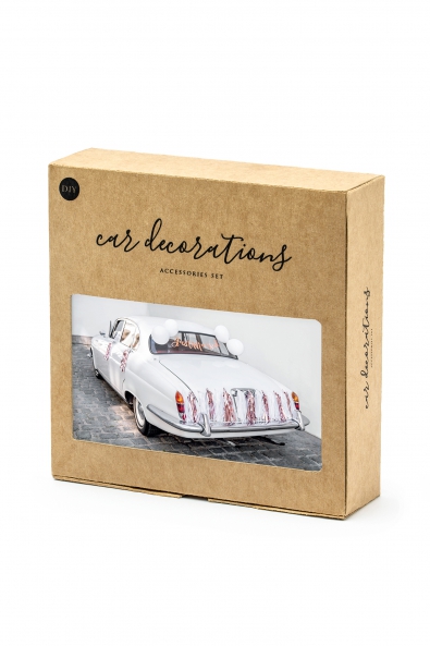 Zestaw dekoracji samochodowych - Just Married