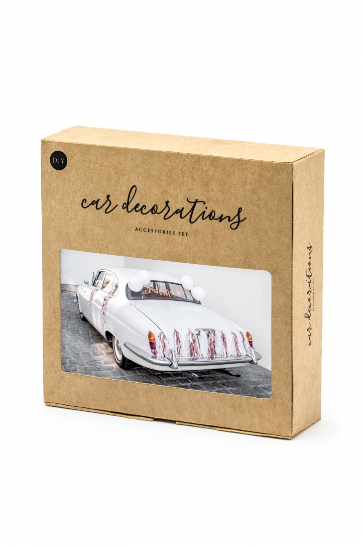 Car decoration kit - Just Married