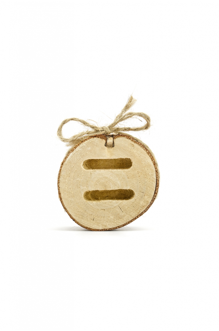 Drewniana podstawka na obrączki, 6cm