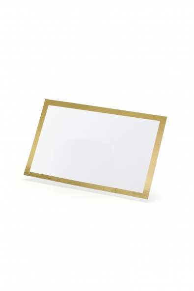 Place cards - Frame, gold, 9.5x5.5cm