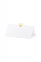 Place cards - Heart, gold, 10x5cm