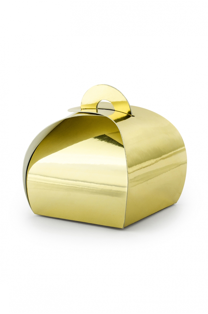 Pudełeczka, złoty, 6x6x5,5cm