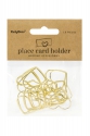 Place card holders Hearts, gold, 2.5 cm