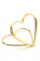 Place card holders Hearts, gold, 2.5 cm