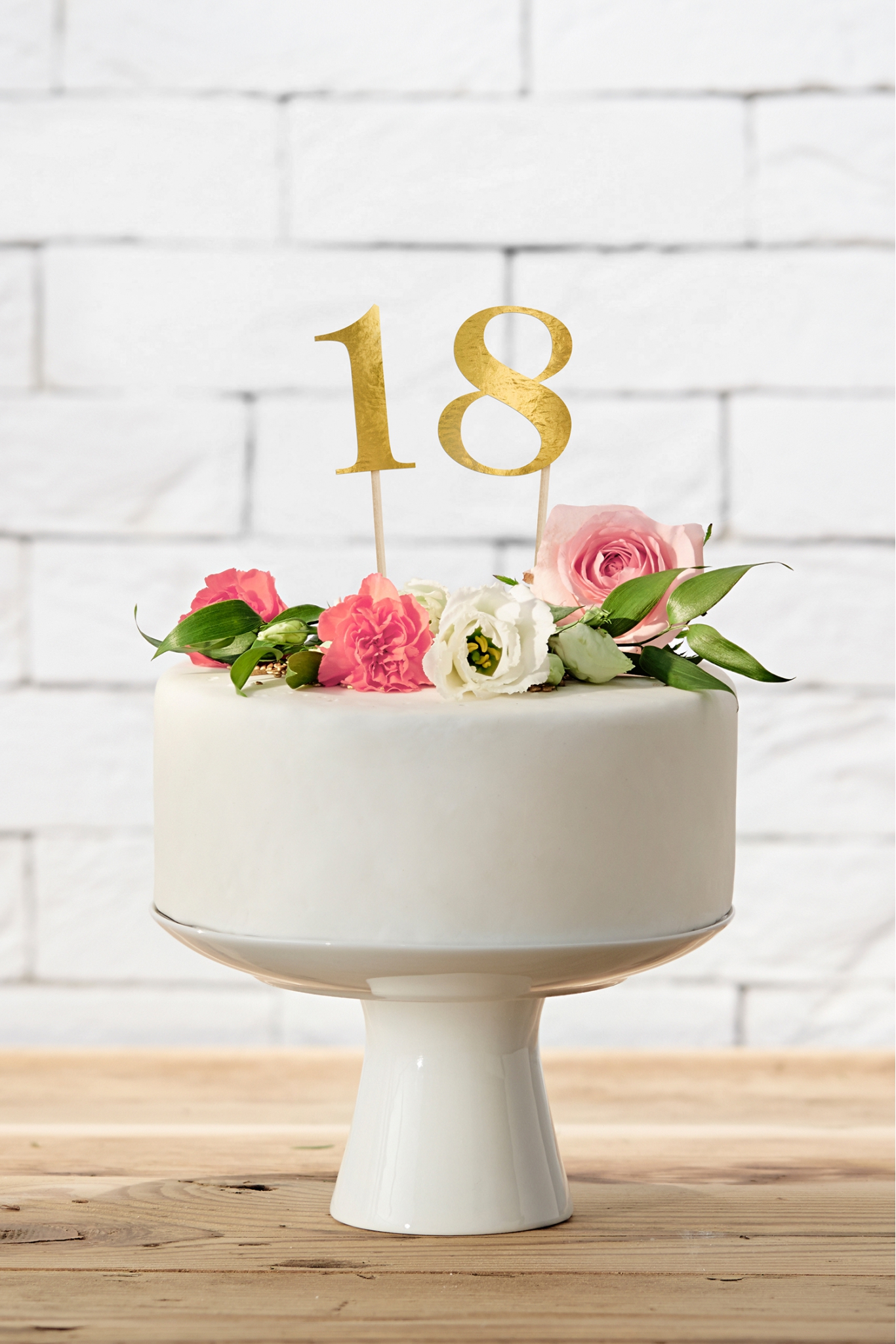 Table numbers, gold, 25.5-26.5cm