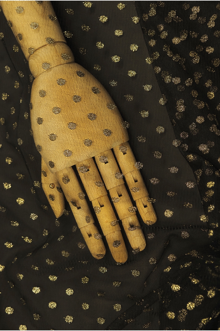 WEICH TÜLL  GEPUNKTET ML414