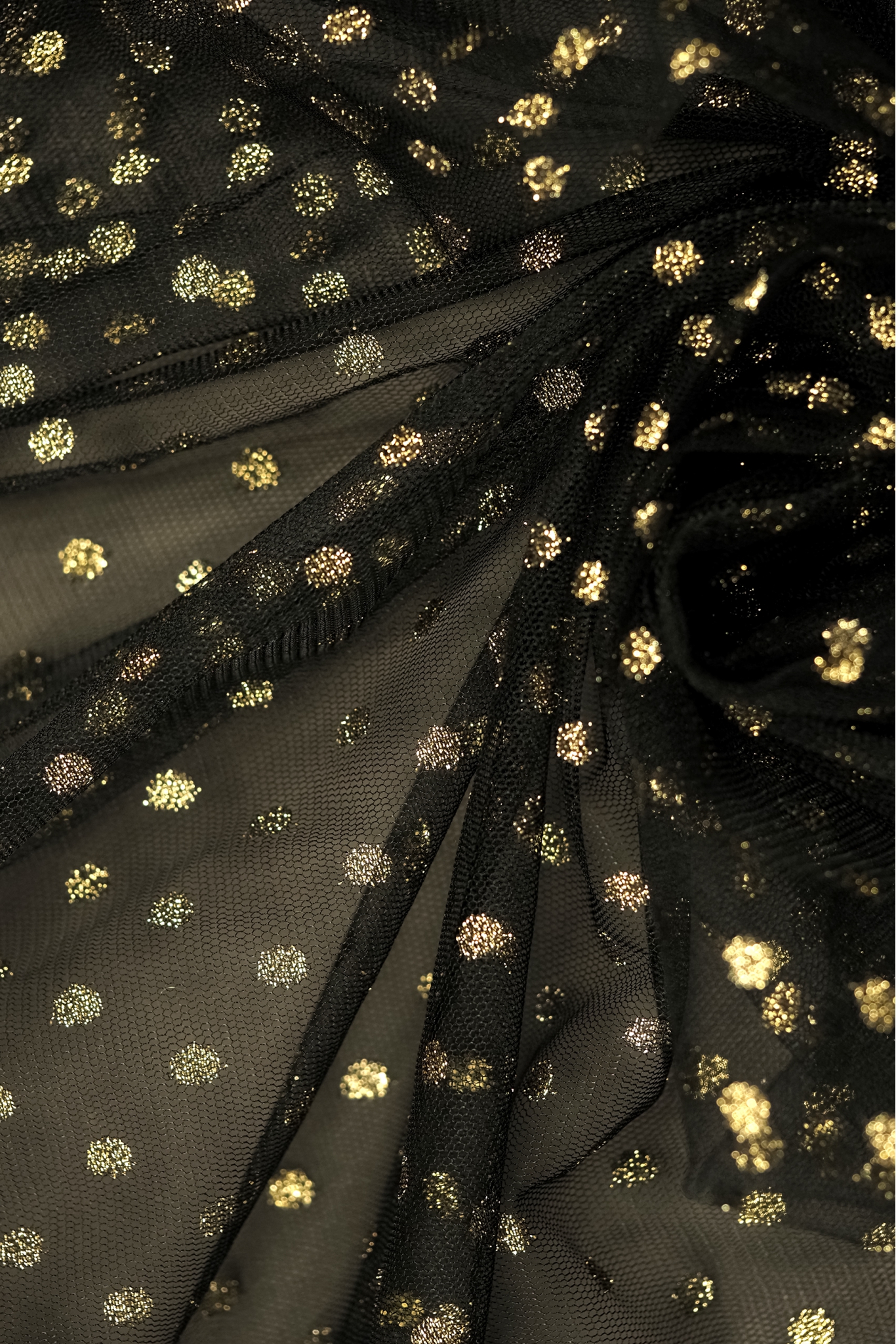 WEICH TÜLL  GEPUNKTET ML414