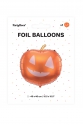 Balon foliowy Dynia, 40x40cm, mix
