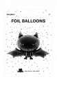Balon foliowy Nietoperz, 80x52cm