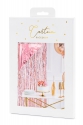 Party curtain, rose gold, 90x250cm