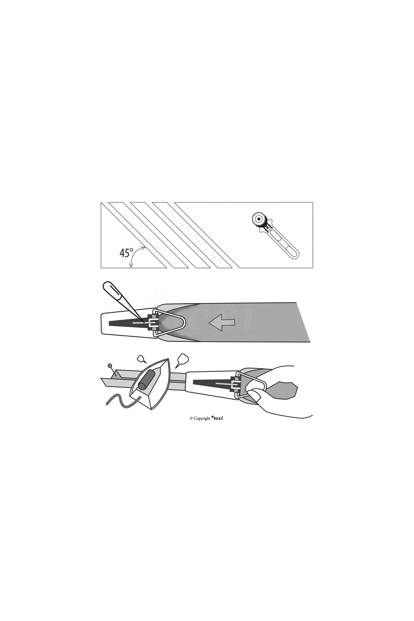 Schrägbandformer Set: 12/18/25 mm