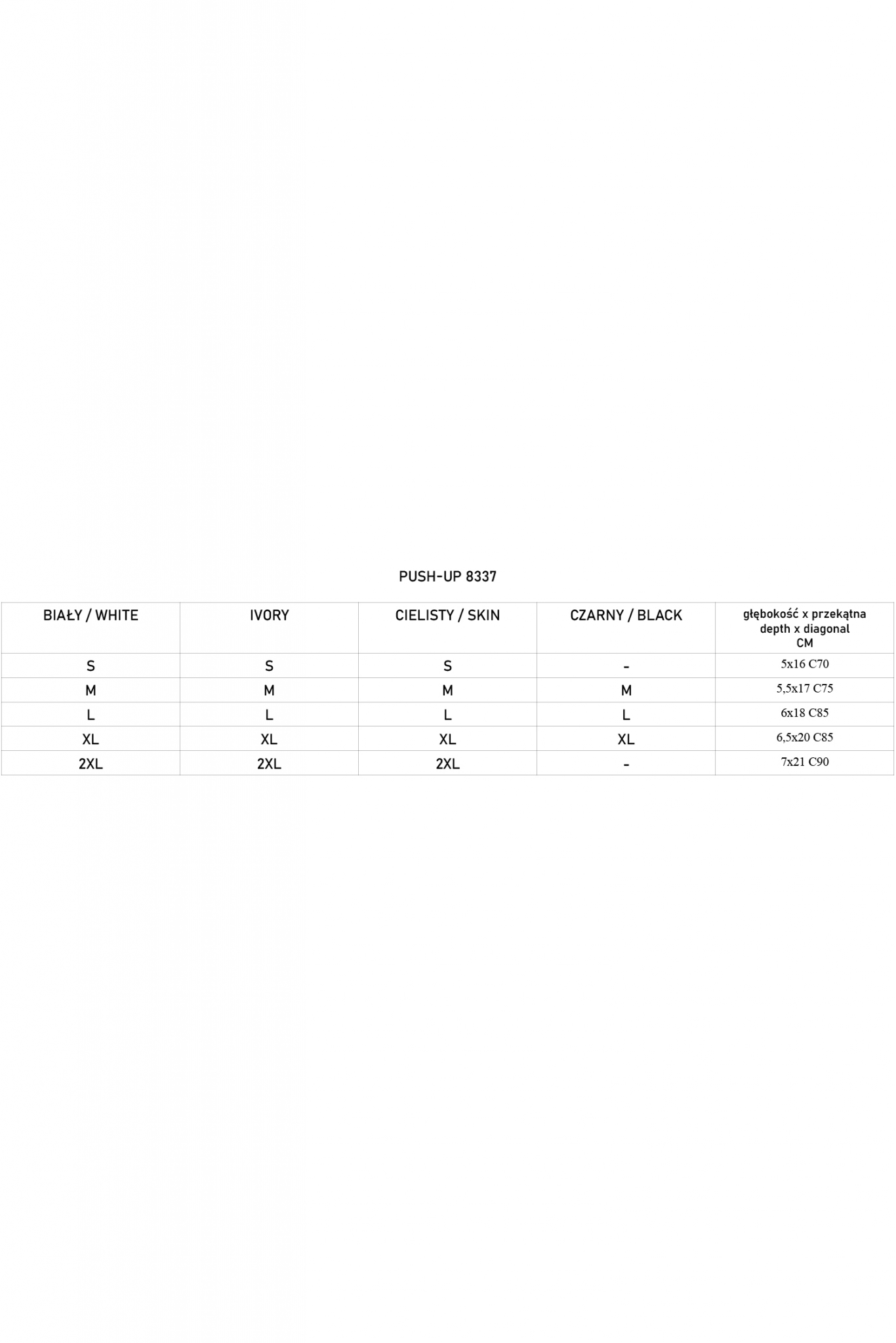 PUSH UP 8337 L/80