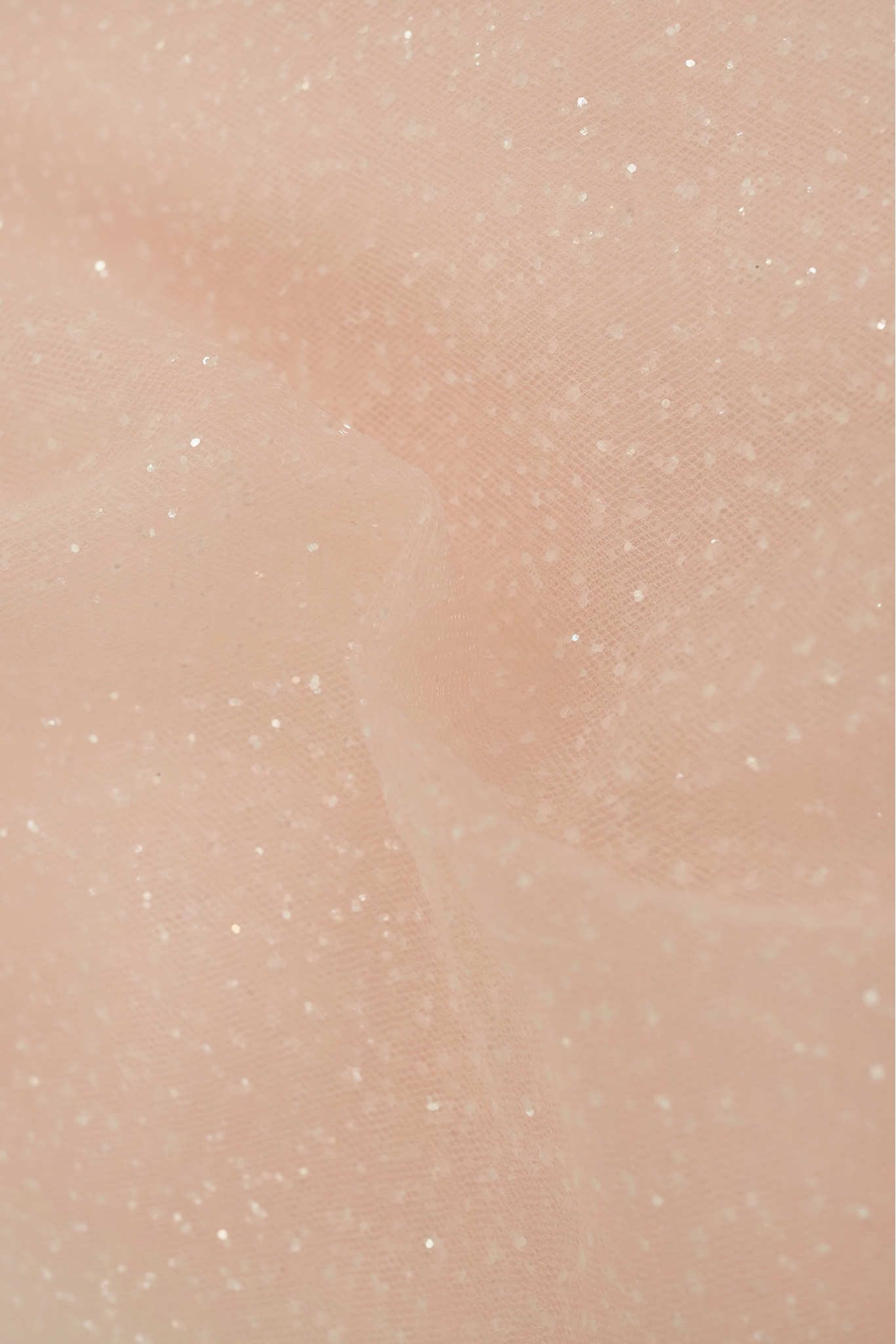 TIUL Z BROKATEM AK-BM BLUSH