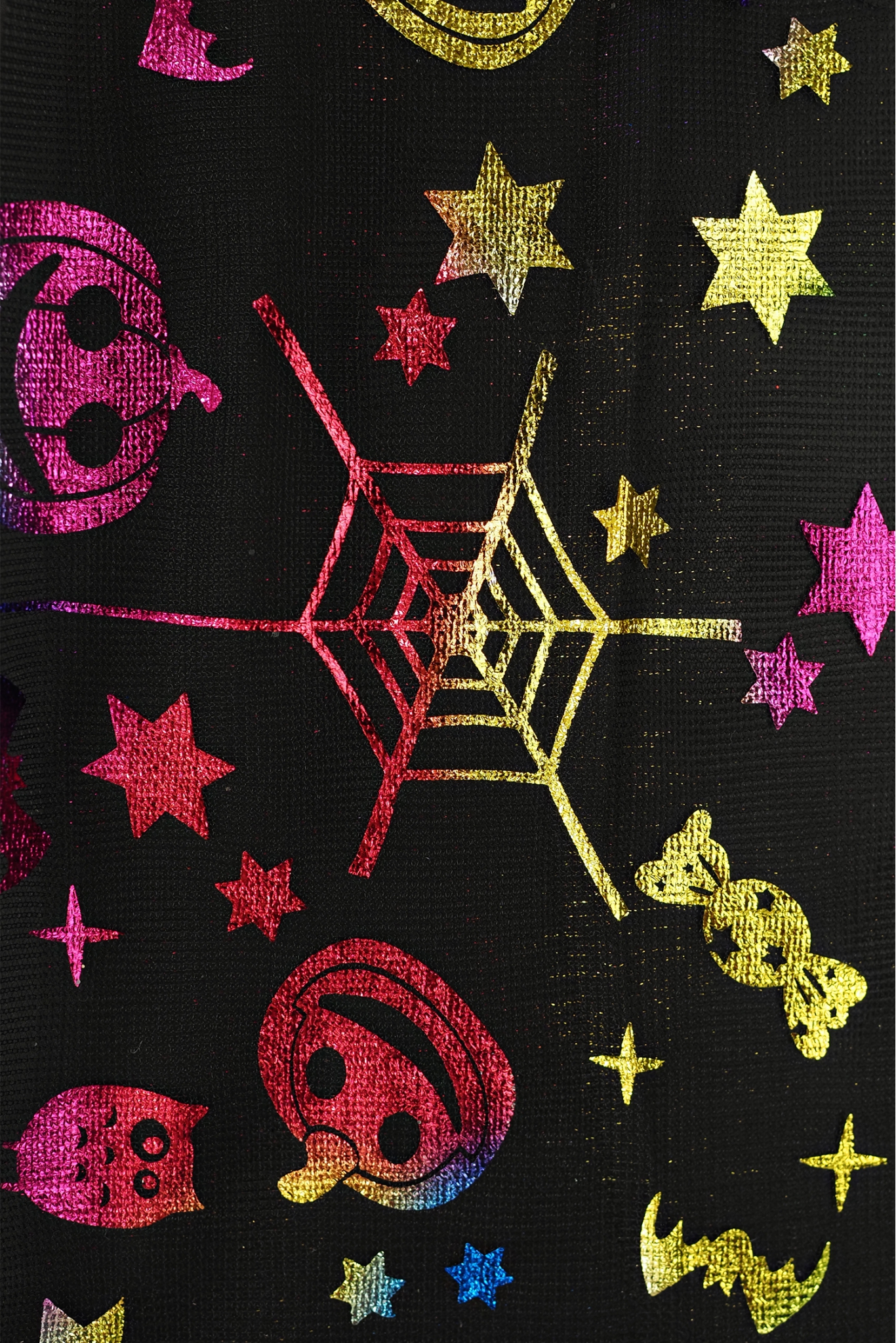 T1569 BLACK/RAINBOW HALLOWEEN