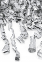 Confetti cannon with streamers, silver, 60cm