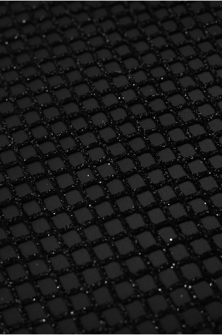 ELASTIC GLITTER TULLE T2836