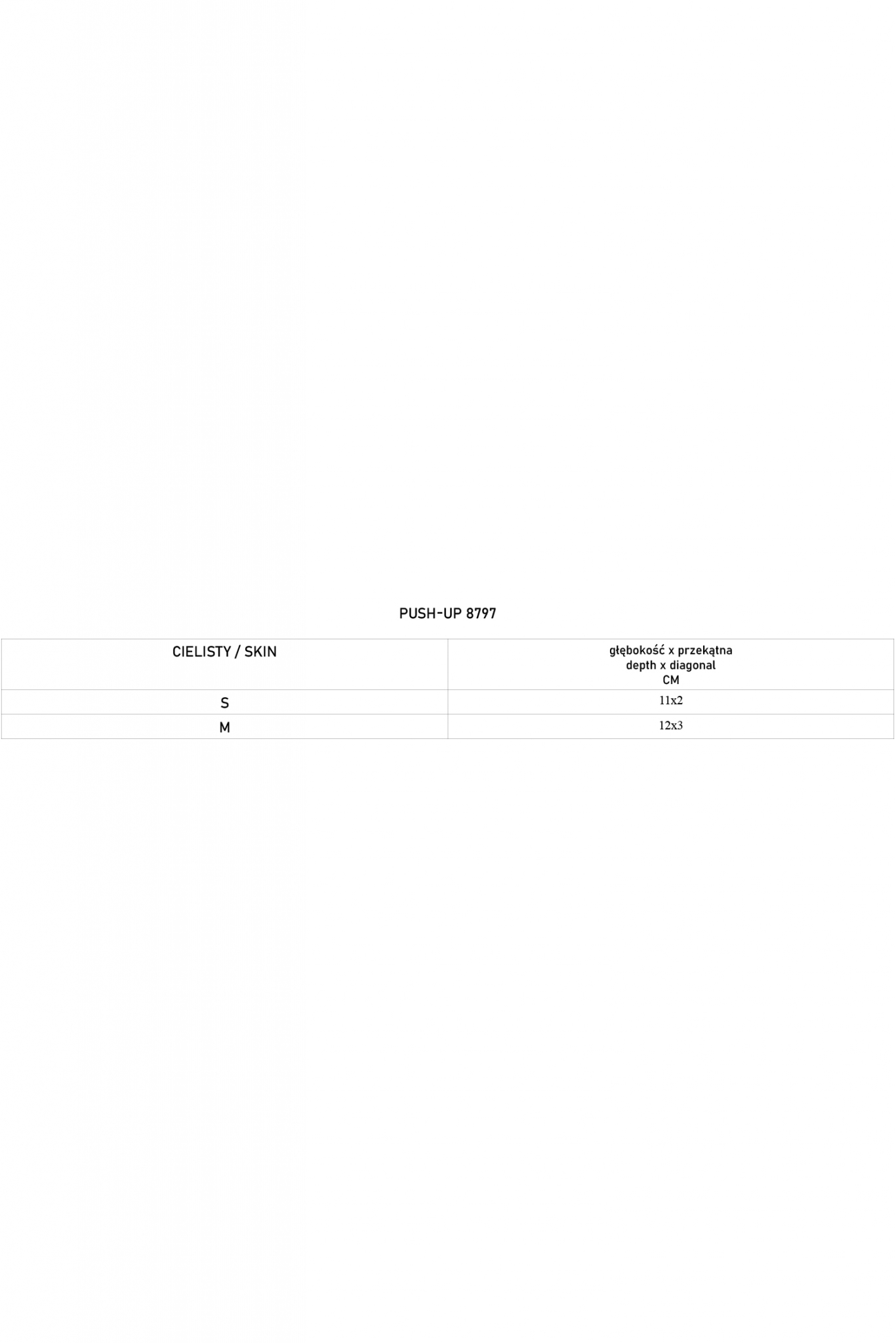 SHAPING INSERTS FOR THE BREASTS 8797