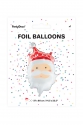 SANTA CLAUS FOLIENBALLOON 50x70 cm