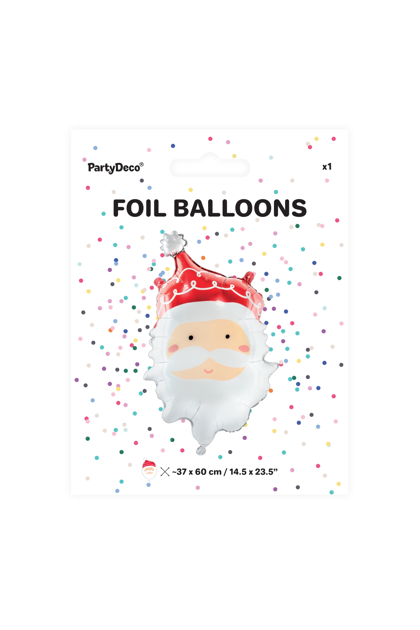 SANTA CLAUS FOIL BALLOON 50x70 cm