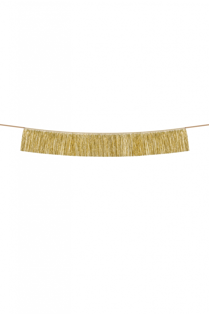 FRANSEN-GIRLANDE GOLD