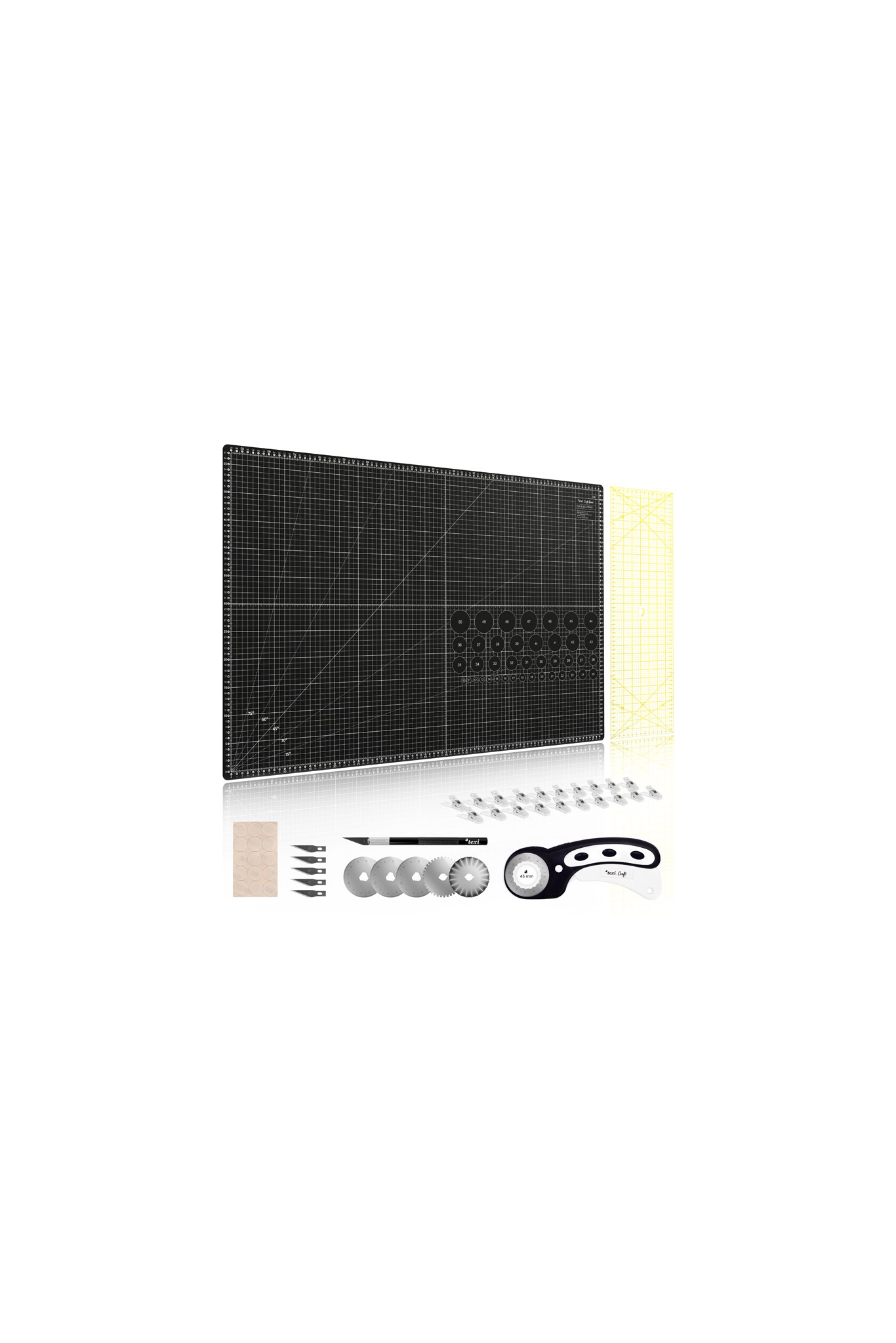 Cutting and slicing kit, size 90 x 60 cm
