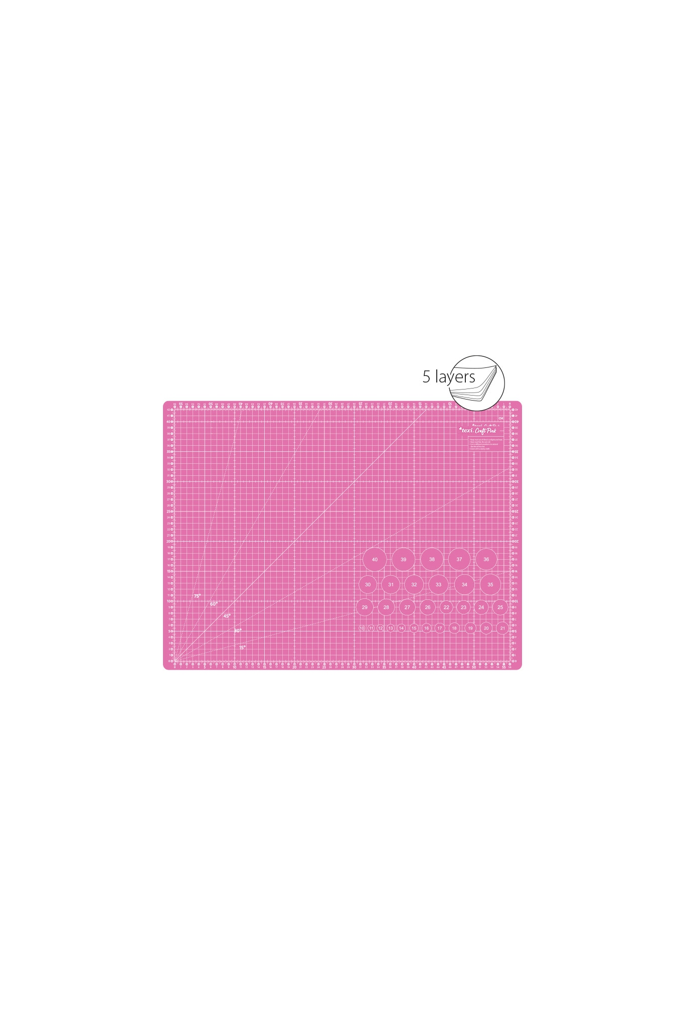 Cutting and slicing kit, size 60 x 45 cm