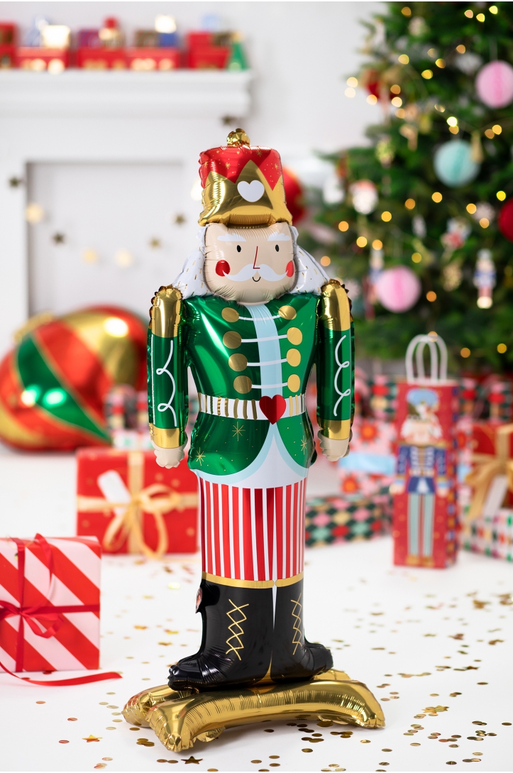 STANDING NUTCRACKER FOIL BALLOON 34X85CM