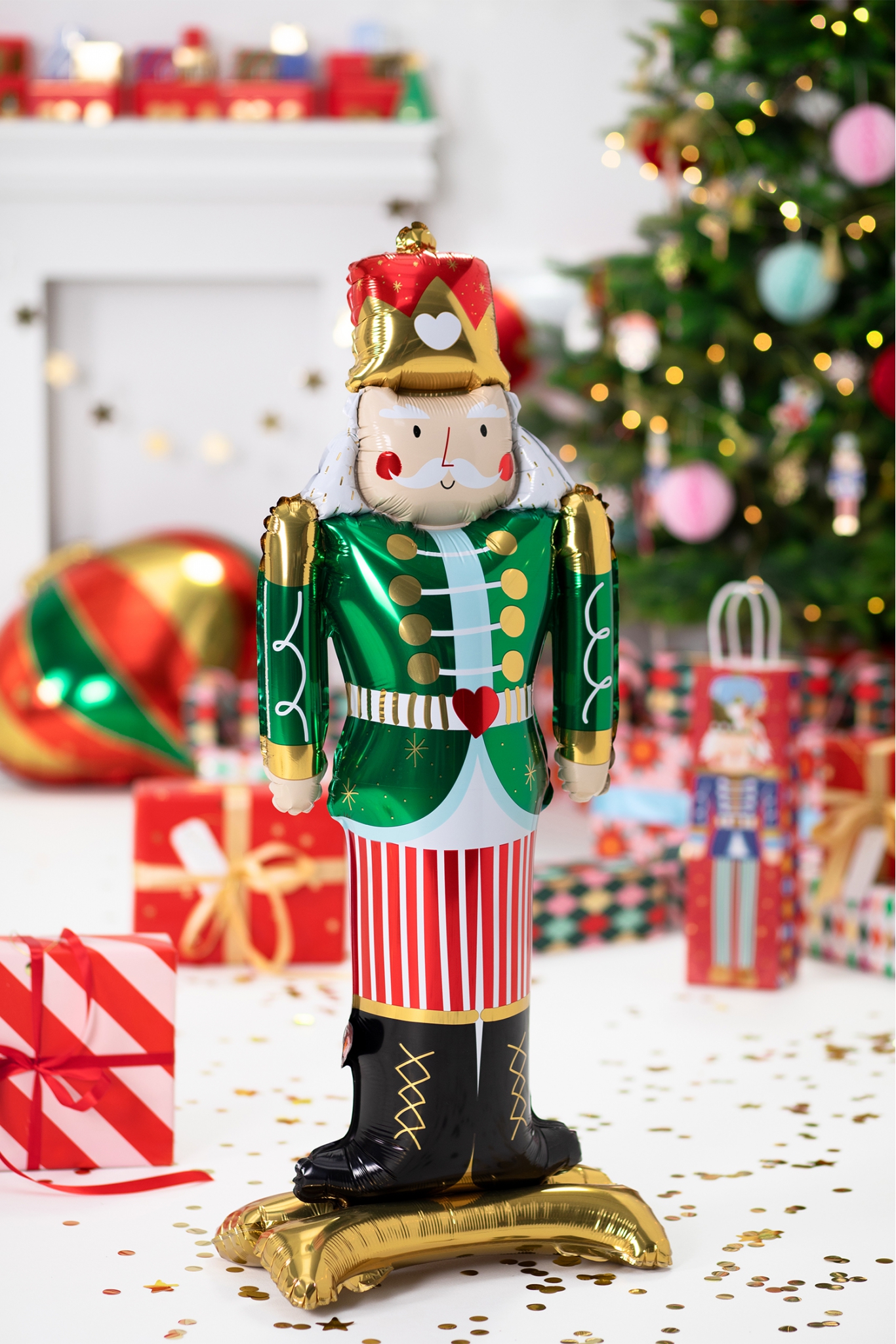 STANDING NUTCRACKER FOIL BALLOON 34X85CM