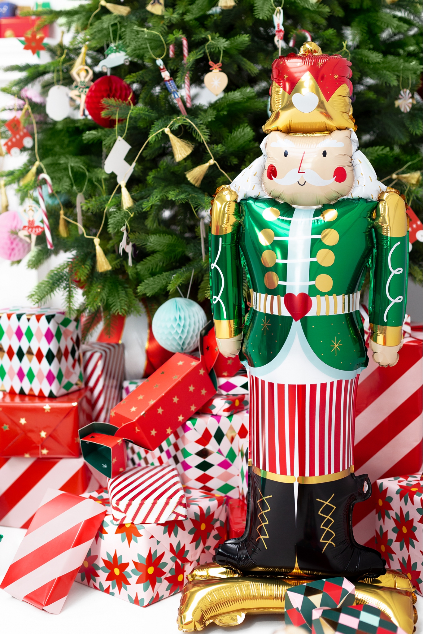 STANDING NUTCRACKER FOIL BALLOON 34X85CM