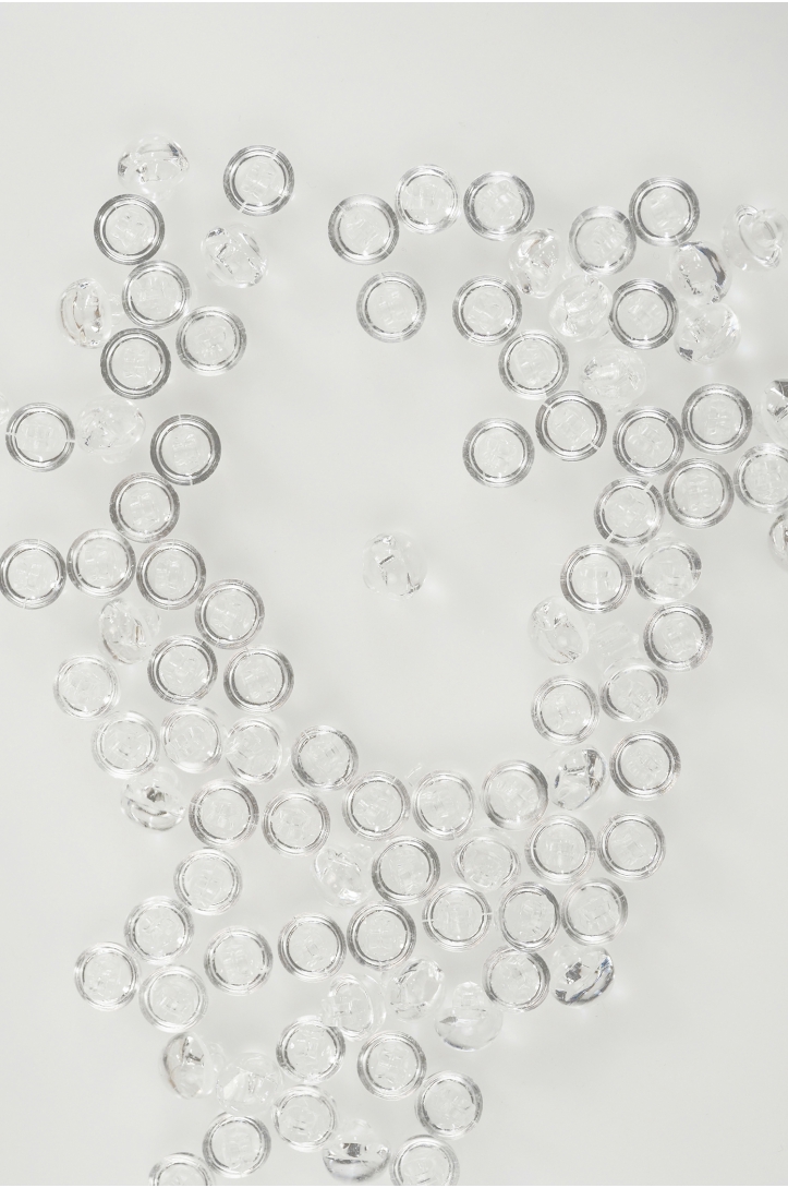 GUZIKI CLEAR 8mm/10mm