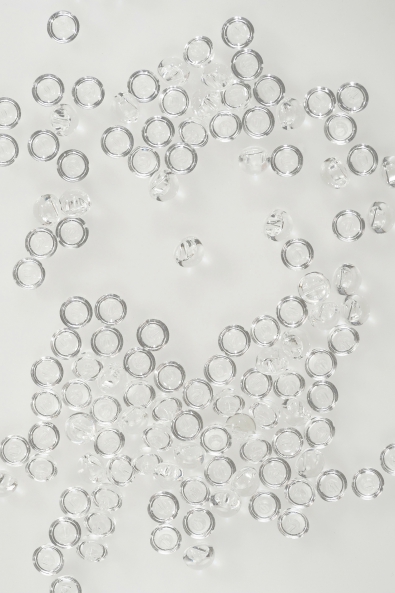 BUTTONS CLEAR flat tail