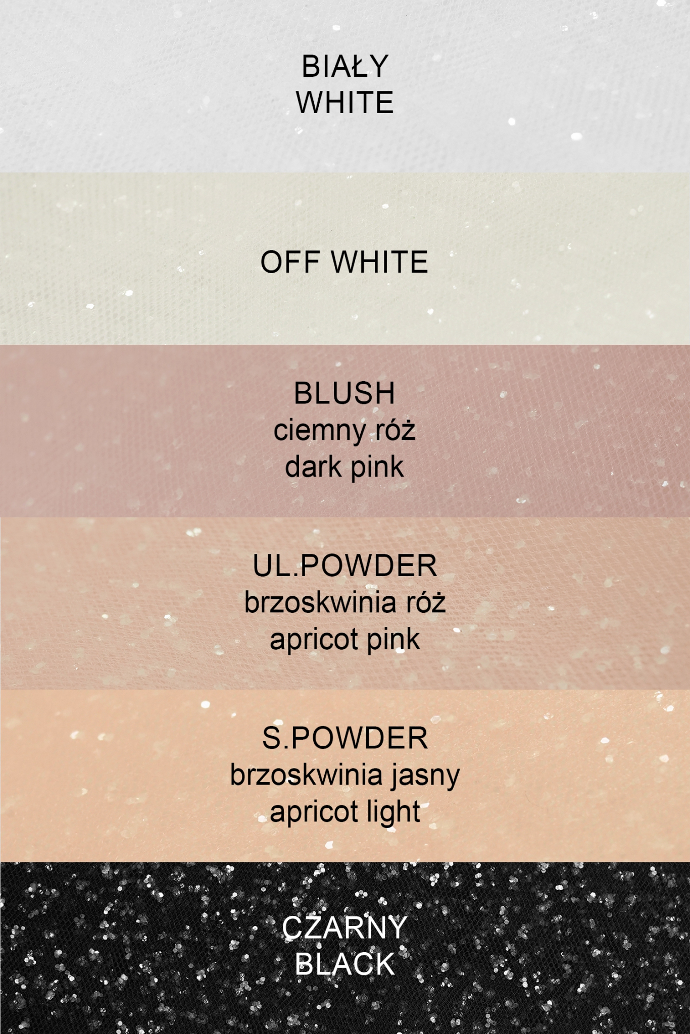 TULLE WITH GLITTER AK-BM BLUSH