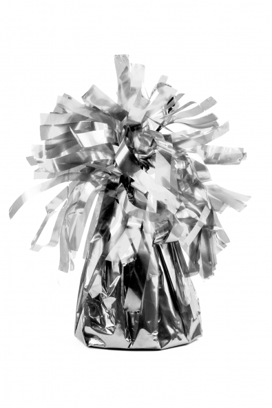 Ciężarek do balonów foliowy Czarny