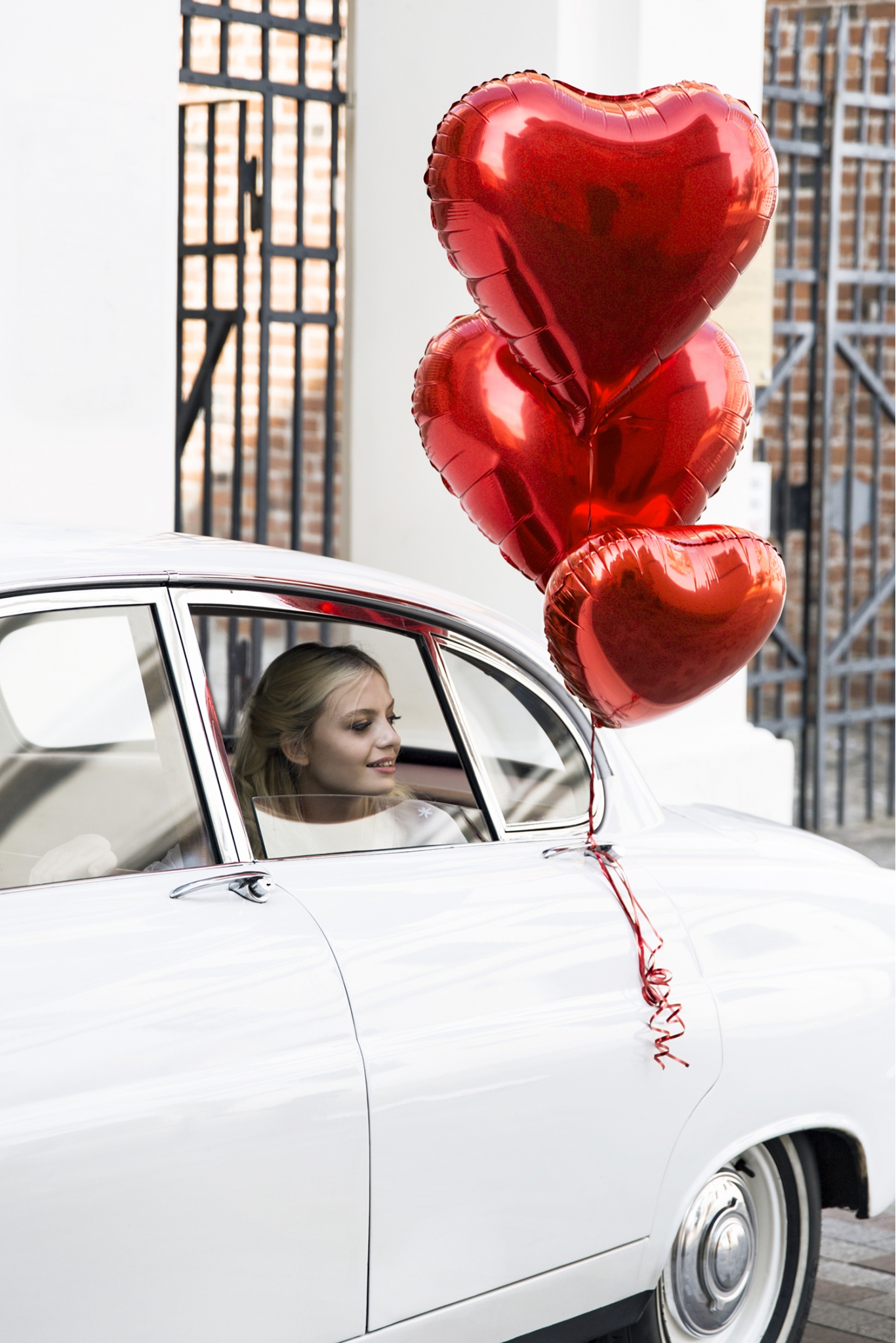 Foil Balloon Heart, 45 cm, Red