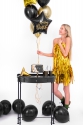Foil Balloon Happy Birthday, 40 cm, Black