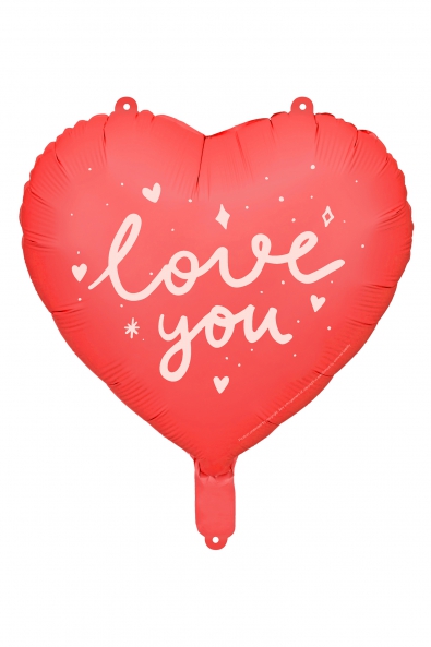 Folienballon Herz "I Love You"