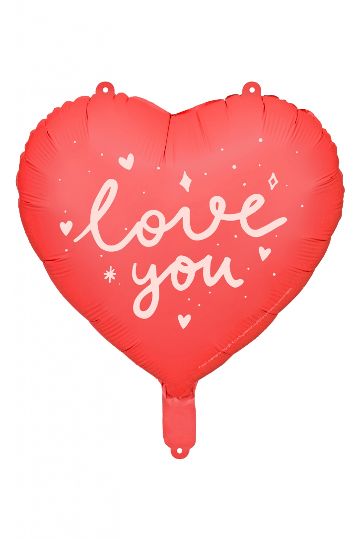 Folienballon Herz "I Love You"