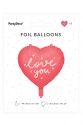 Folienballon Herz "I Love You"
