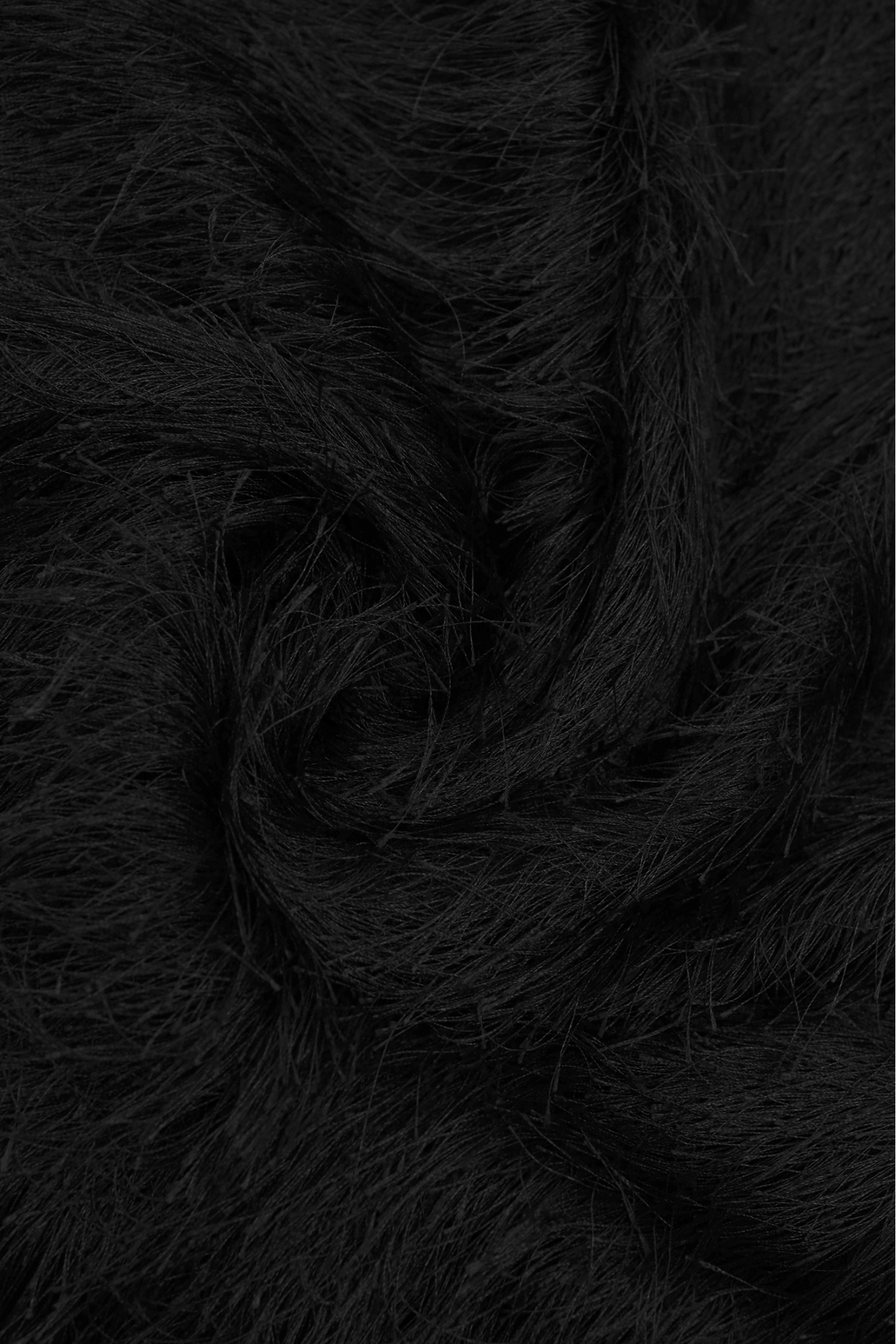 Fringe knit fabric