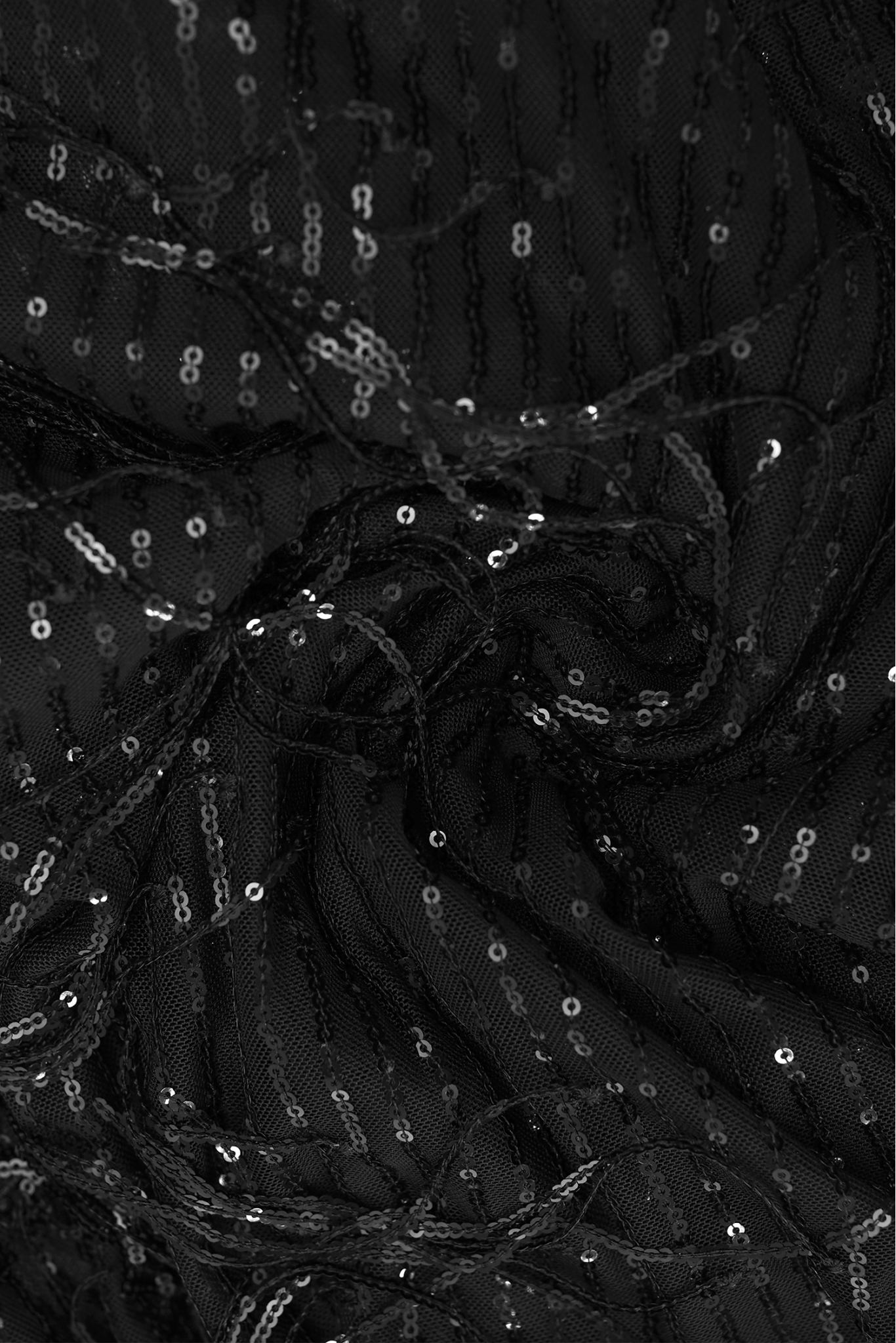 Tulle decorated with sequins and fringes IT4004877