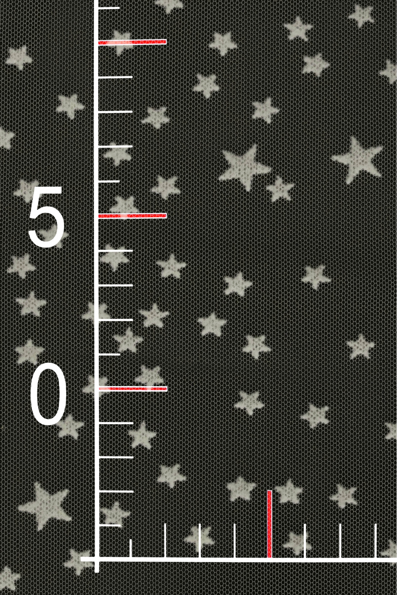 Tüll mit Sternen-Flock IT4007673