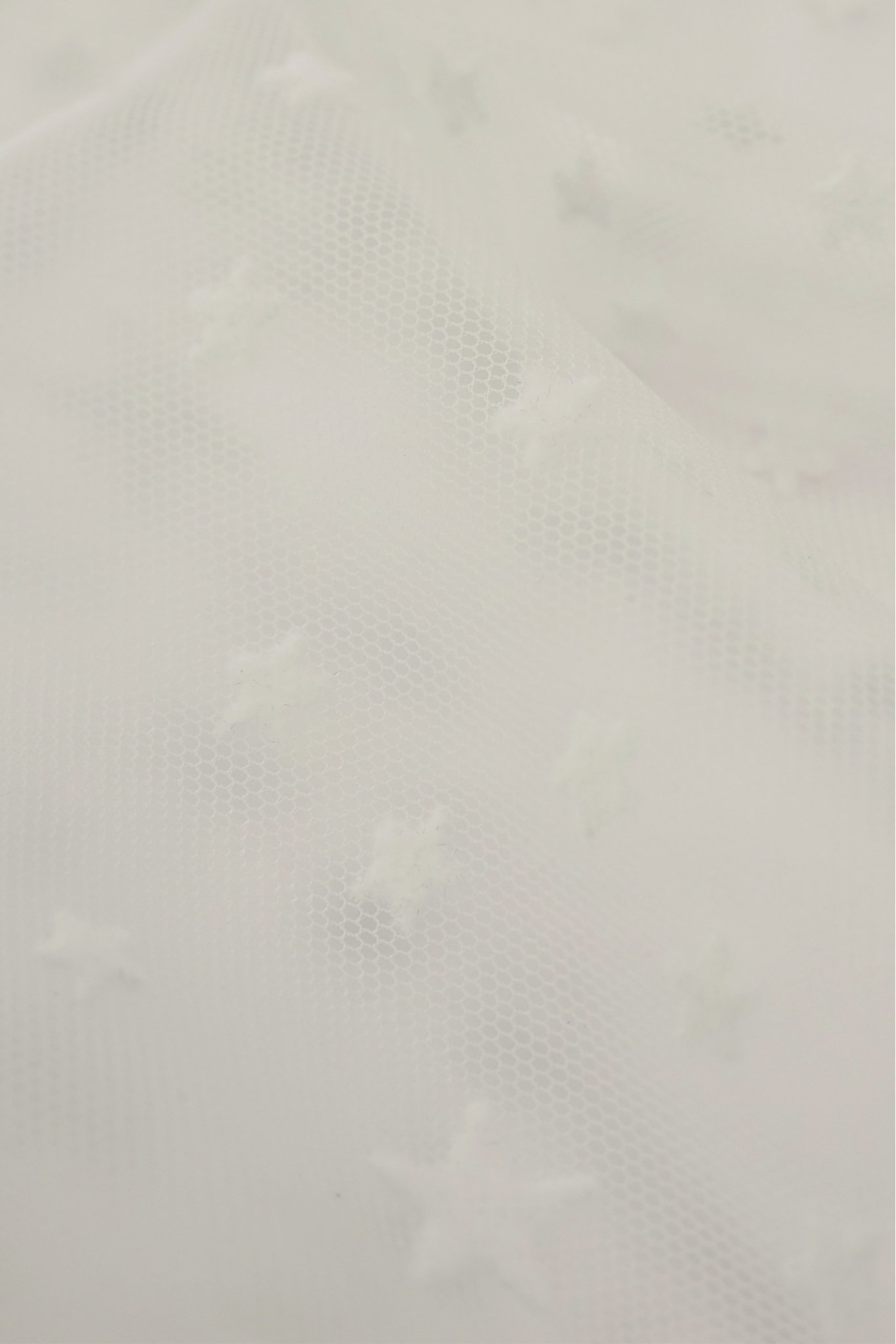 Tulle with star flock IT4007673