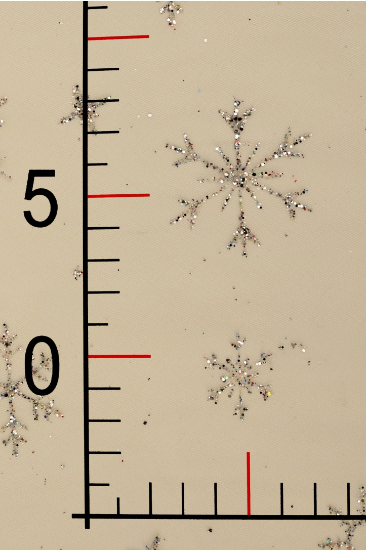 Glitter Snowflakes Tulle SKYRT0020