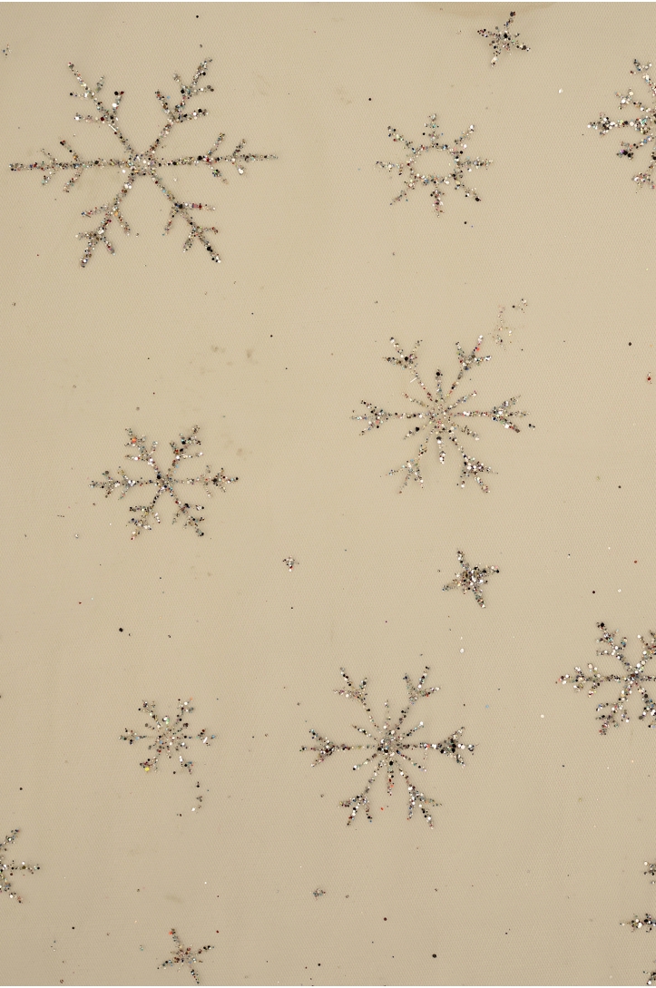 Glitter Snowflakes Tulle SKYRT0020