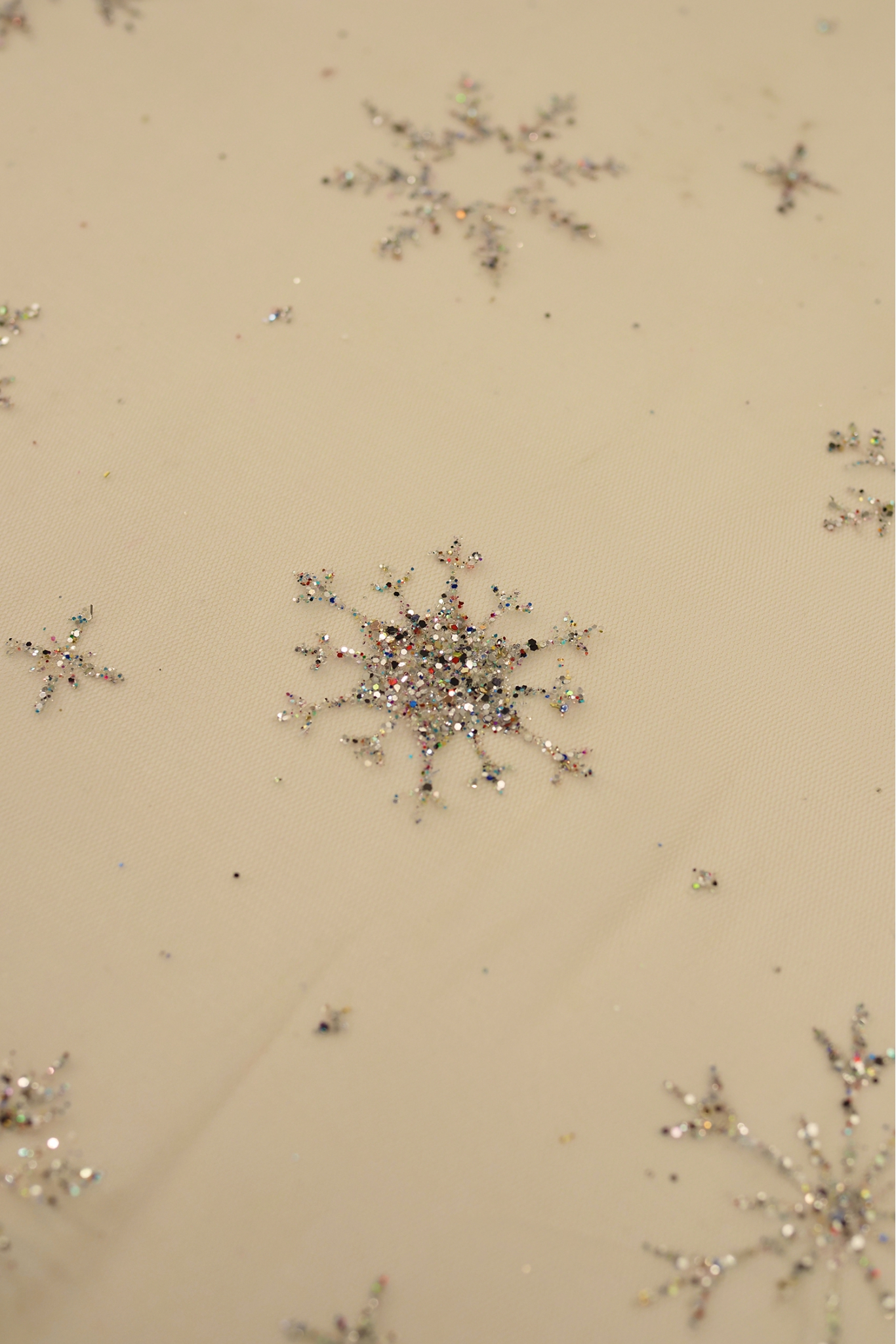Glitter Snowflakes Tulle SKYRT0020