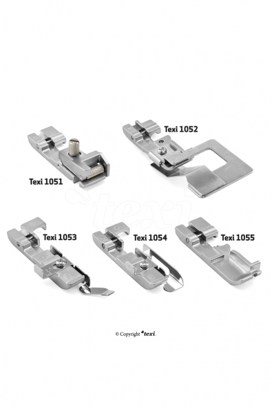 Zestaw 5 stopek do owerloka TEXI1050