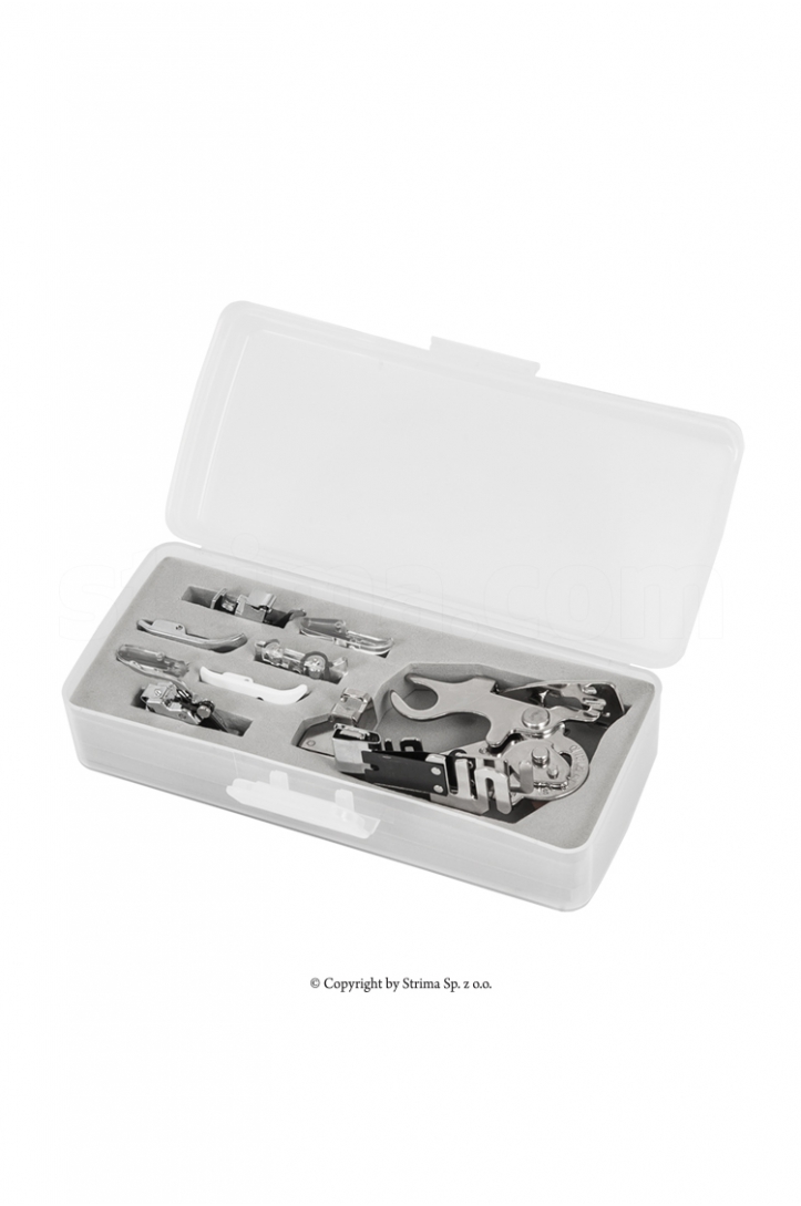 Nähfuß-Set für Haushaltsnähmaschinen, 8 Stück.