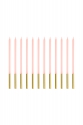 Plain birthday candles 14 cm